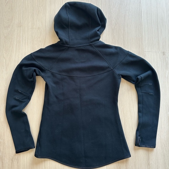 Nike Zip Up Hooded Sweatshirt Black Women's Small - Picture 3 of 5